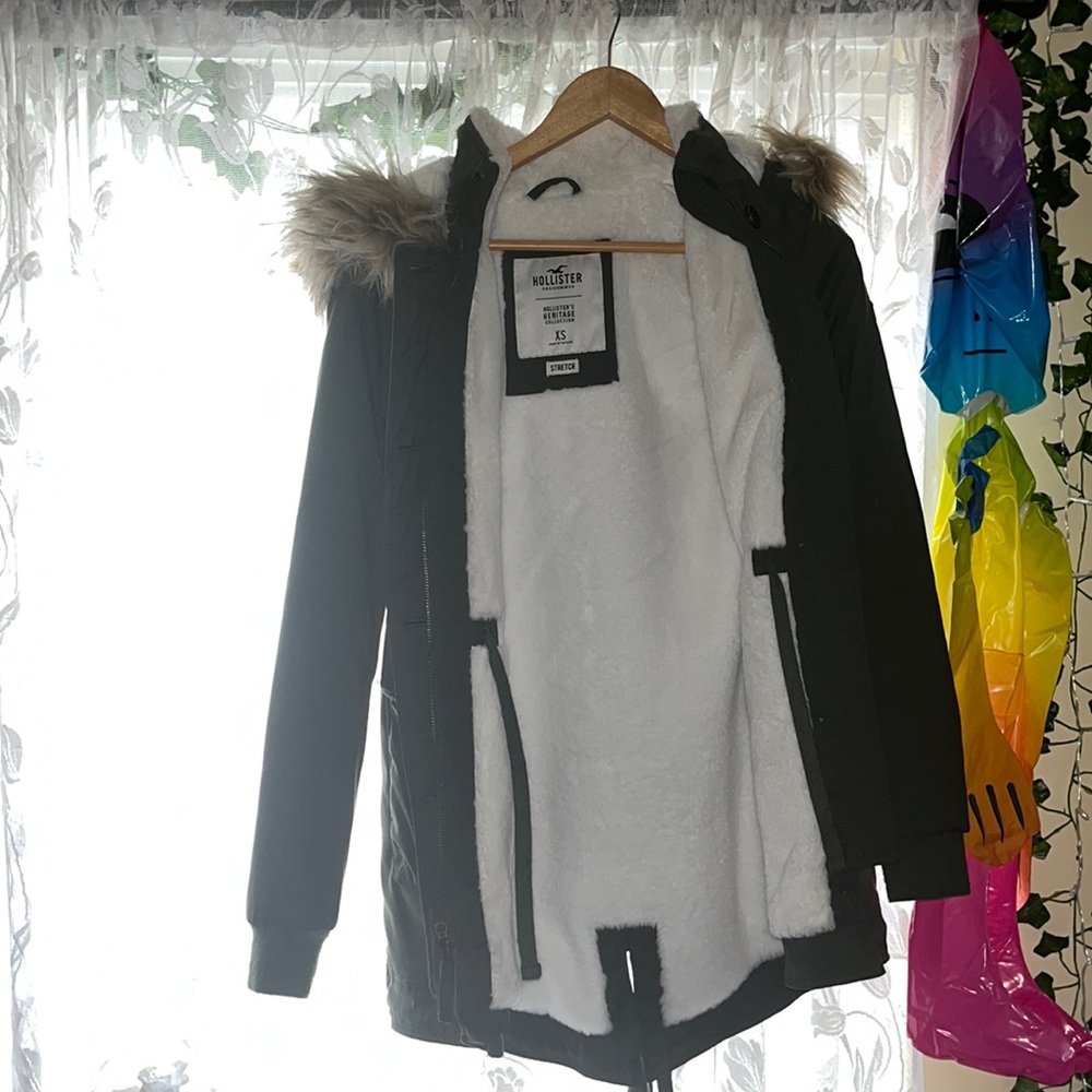 Hollister Faux Fur Jacket